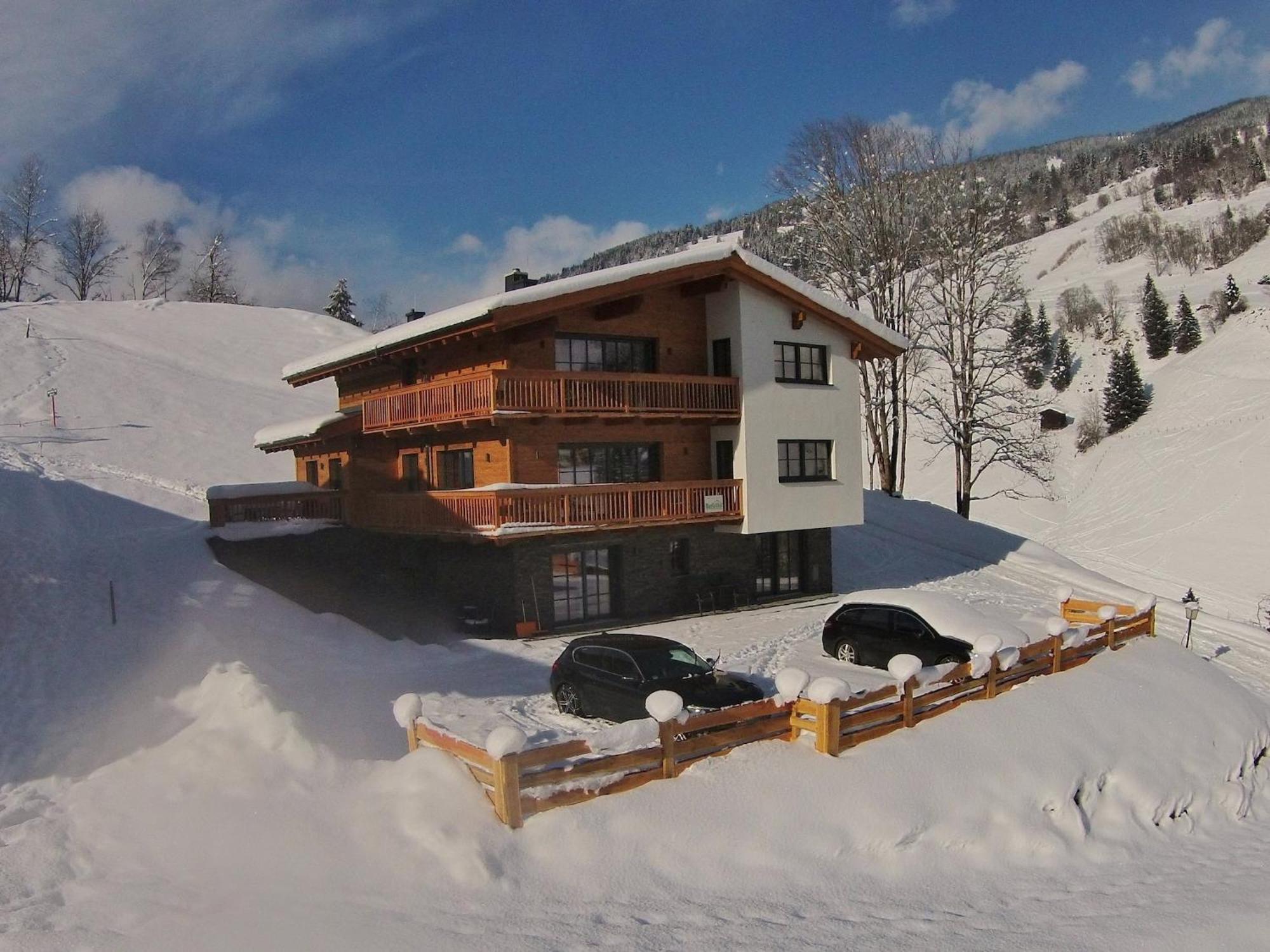 Modern Chalet With Sauna Near Ski Area In Saalbach Hinterglemm Salzburgerland Kültér fotó